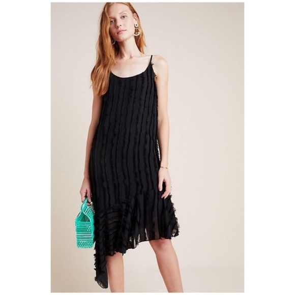 Anthropologie Dresses & Skirts - Anthropologie Fringed Slip Dress